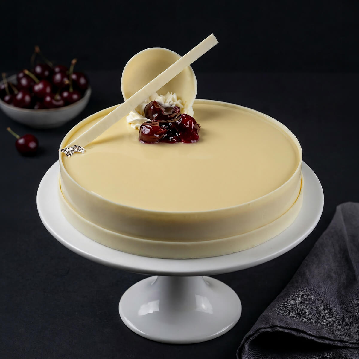 White Forest Cake