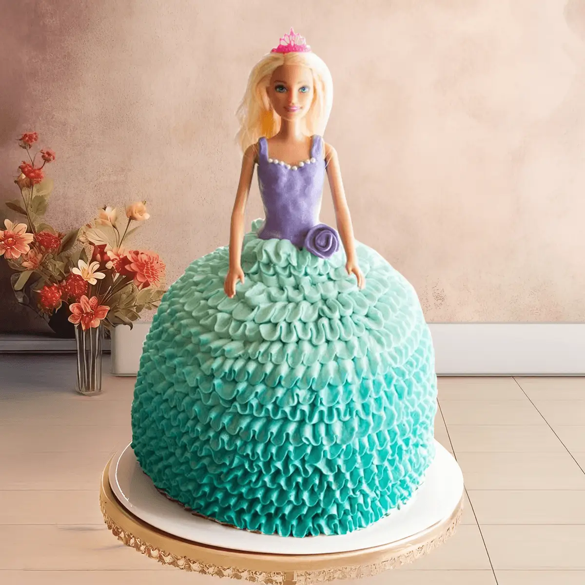 Barbie Doll Cake