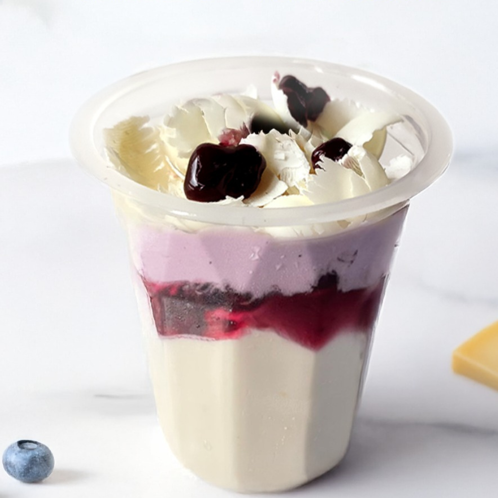 Blueberry Cheese Mousse