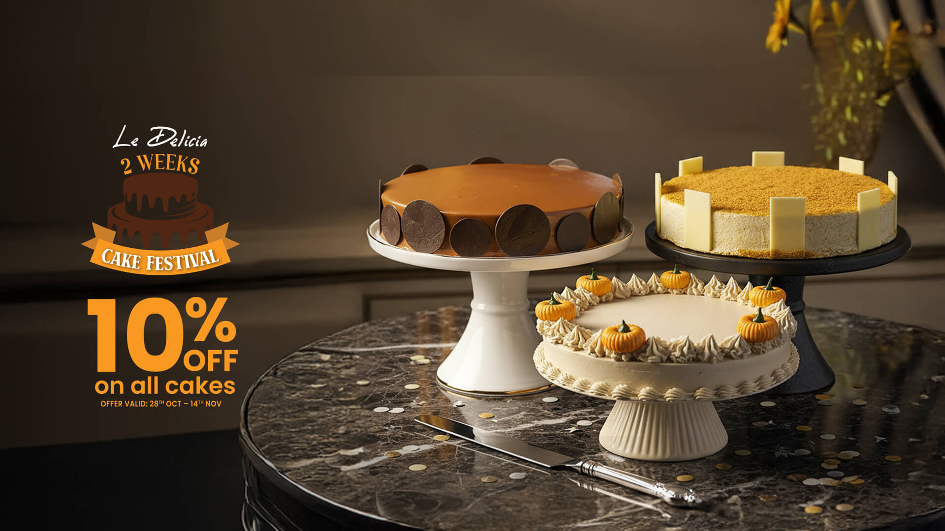 Le Delicia hero banner