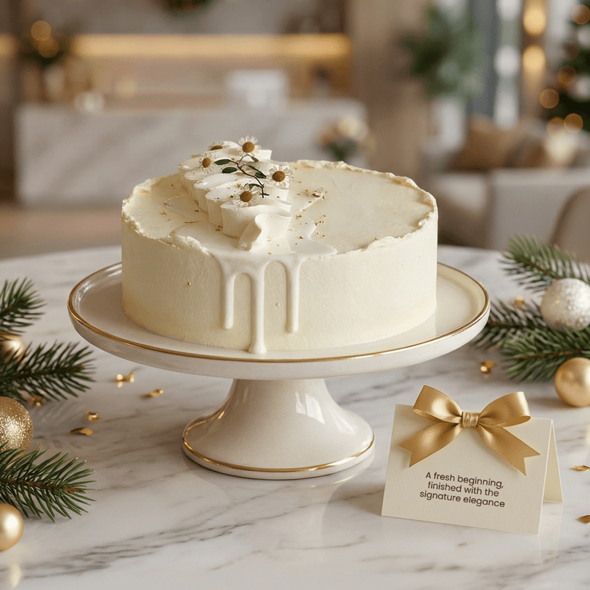 Snow Cream Cake