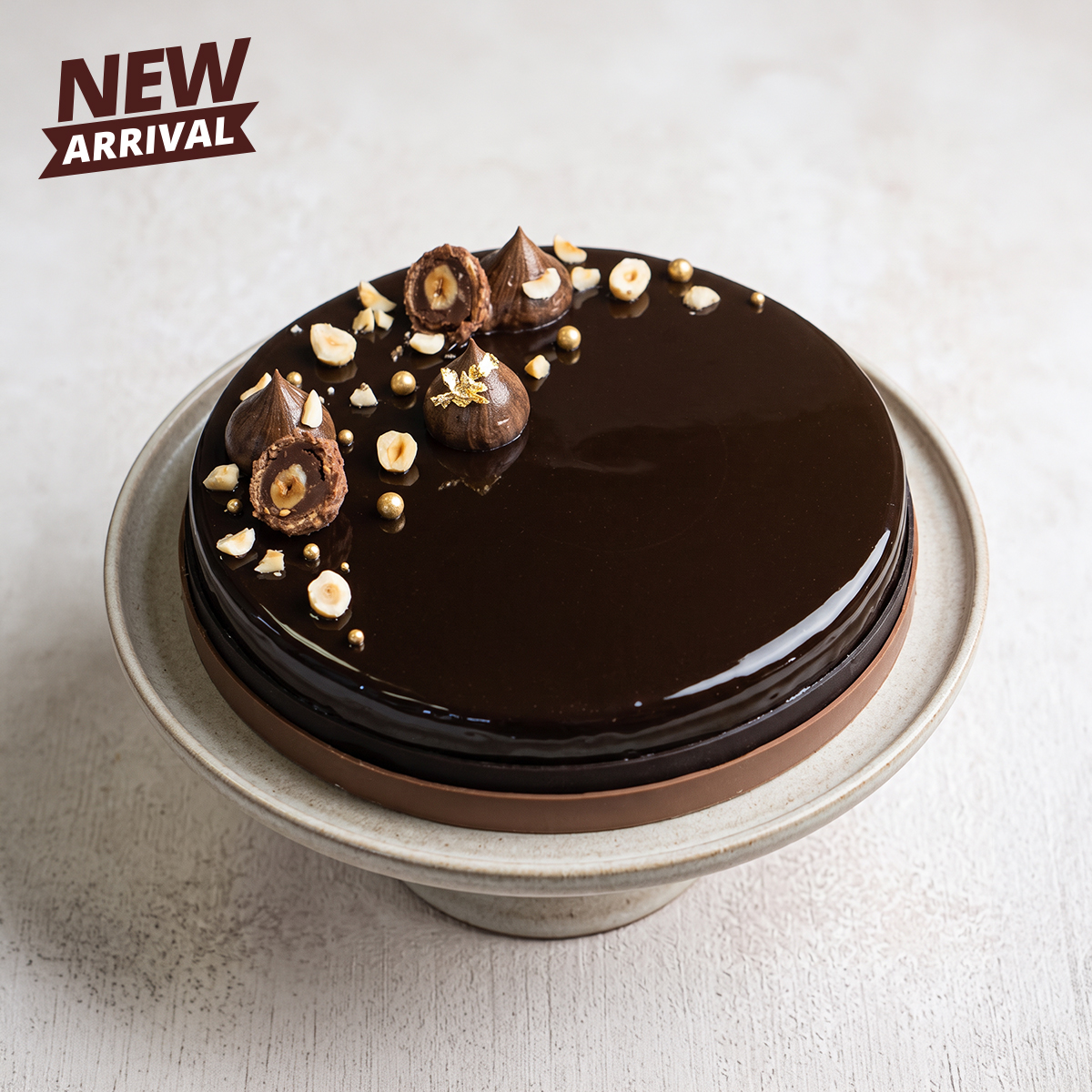 Hazel Nut Chocolate Cake